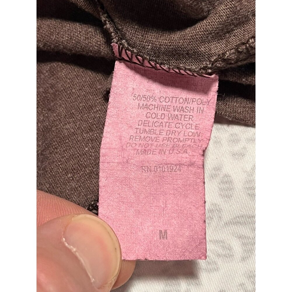 Jimi Hendrix Experience Women’s M Graphic Tee Rhinestone Brown - Picture 4 of 5